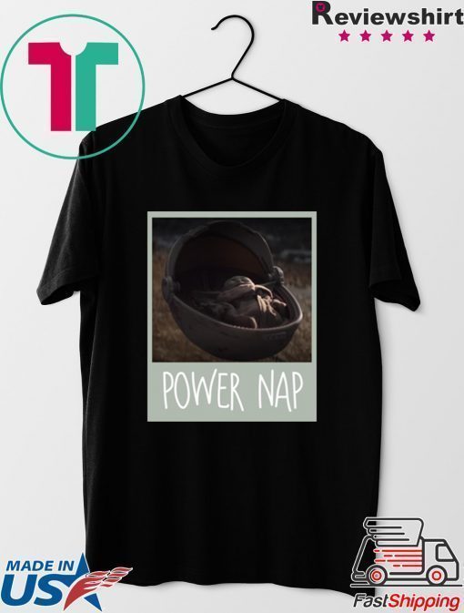 Baby Yoda Mandalorian Power Nap Shirt