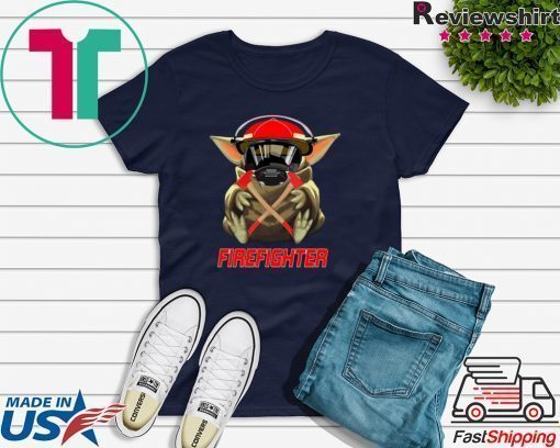 Baby Yoda Mashup Firefighter Star Wars shirt