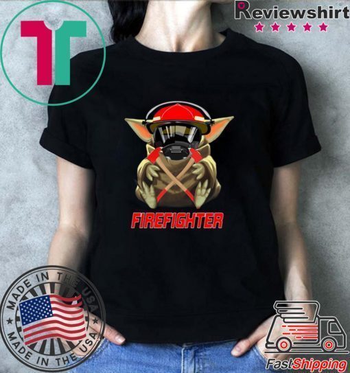 Baby Yoda Mashup Firefighter Star Wars shirt