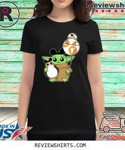 Baby Yoda Mickey Porg T-Shirt