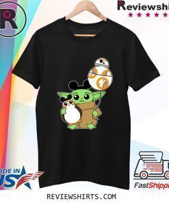 Baby Yoda Mickey Porg T-Shirt