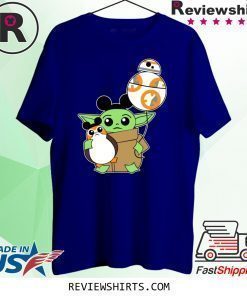 Baby Yoda Mickey Porg T-Shirt