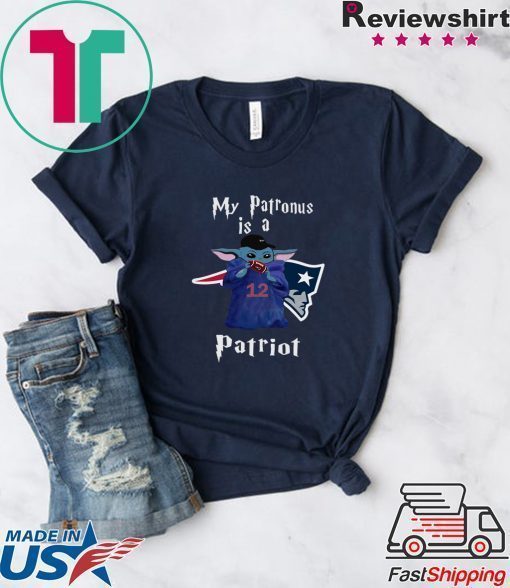 Baby Yoda My Patronus is a New England Patriots shirt