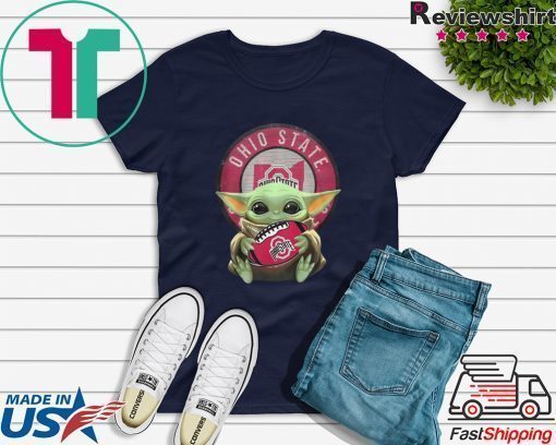 Baby Yoda Ohio State Ball Logo shirt