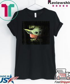 Baby Yoda The Child Unknown Species Tee Shirt