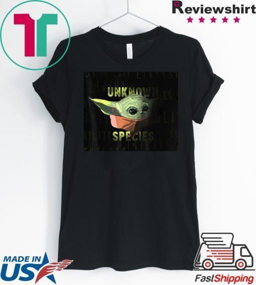 Baby Yoda The Child Unknown Species Tee Shirt