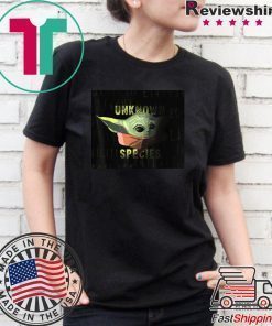 Baby Yoda The Child Unknown Species Tee Shirt