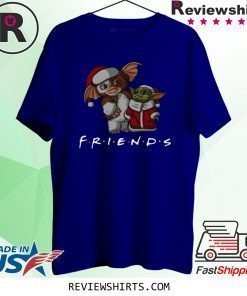 Baby Yoda and Baby Gizmo Santa Friends Christmas Xmas Shirt