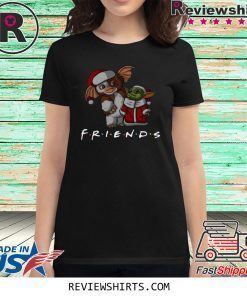 Baby Yoda and Baby Gizmo Santa Friends Christmas Xmas Shirt