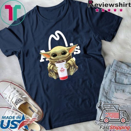 Baby Yoda hug Arby’s shirt