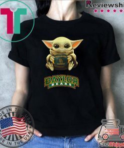 Baby Yoda hug Baylor Bears shirt