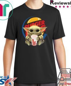 Baby Yoda hug Burger King shirt