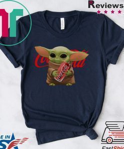 Baby Yoda hug Coca Cola shirt