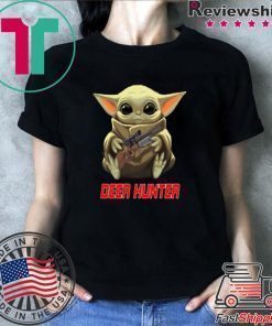 Baby Yoda hug Deer Hunter Star Wars Mandalorian shirt