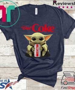 Baby Yoda hug Diet Coke shirt