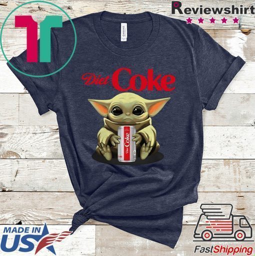 Baby Yoda hug Diet Coke shirt