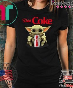 Baby Yoda hug Diet Coke shirt