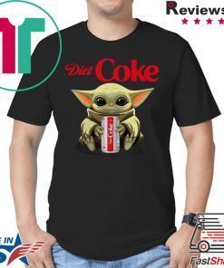 Baby Yoda hug Diet Coke shirt