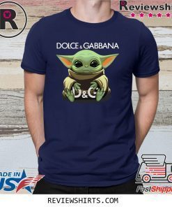 Baby Yoda hug Dolce and Gabbana T-Shirt