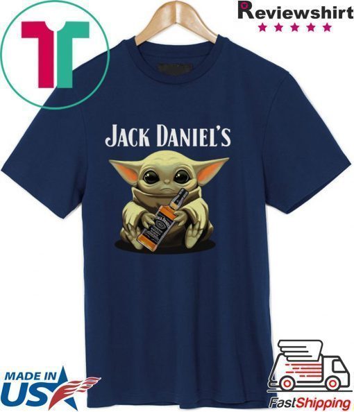 Baby Yoda hug Jack Daniel’s Whiskey shirt