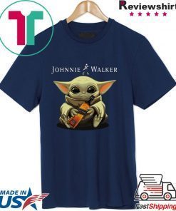 Baby Yoda hug Johnnie Walker Whiskey shirt