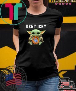 Baby Yoda hug Kentucky Wildcats Star Wars Tee Shirt