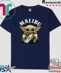 Baby Yoda hug Malibu shirt