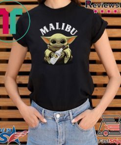 Baby Yoda hug Malibu shirt