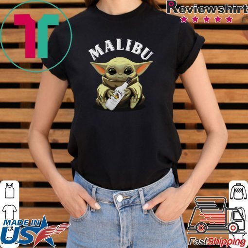 Baby Yoda hug Malibu shirt