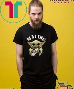 Baby Yoda hug Malibu shirt