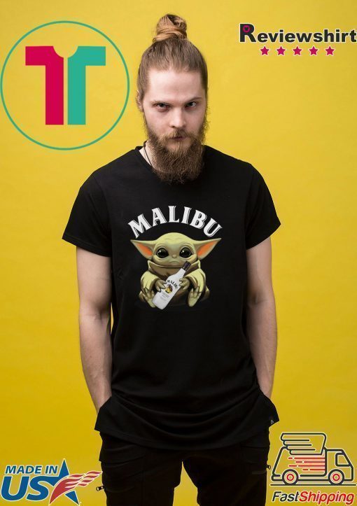 Baby Yoda hug Malibu shirt