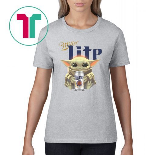 Baby Yoda hug Miller Lite Shirt