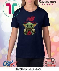 Baby Yoda hug New Balance Shirt