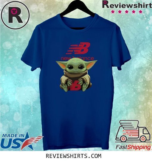 Baby Yoda hug New Balance Shirt