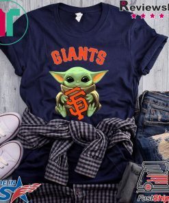 Baby Yoda hug San Fran Giants Star Wars Mandalorian shirt