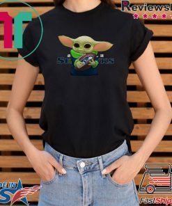 Baby Yoda hug Seattle Seahawks shirt