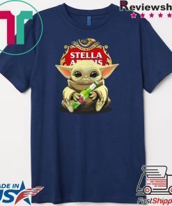 Baby Yoda hug Stella Artois shirt