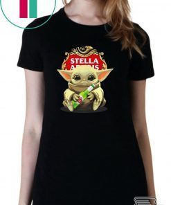 Baby Yoda hug Stella Artois shirt