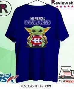 Baby yoda montreal canadiens t-shirt