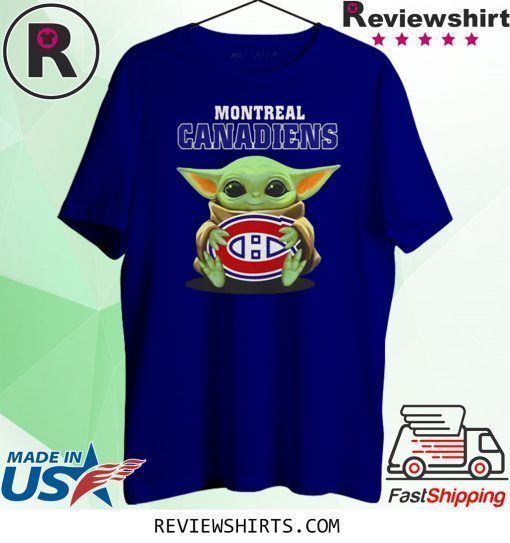 Baby yoda montreal canadiens t-shirt