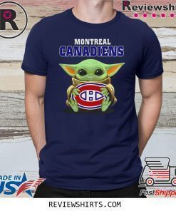 Baby yoda montreal canadiens t-shirt