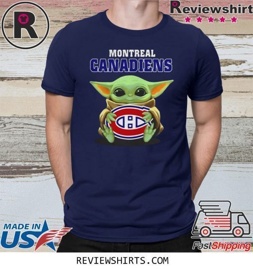 Baby yoda montreal canadiens t-shirt