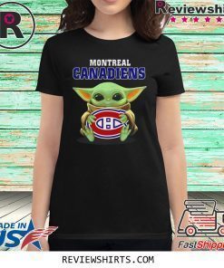 Baby yoda montreal canadiens t-shirt