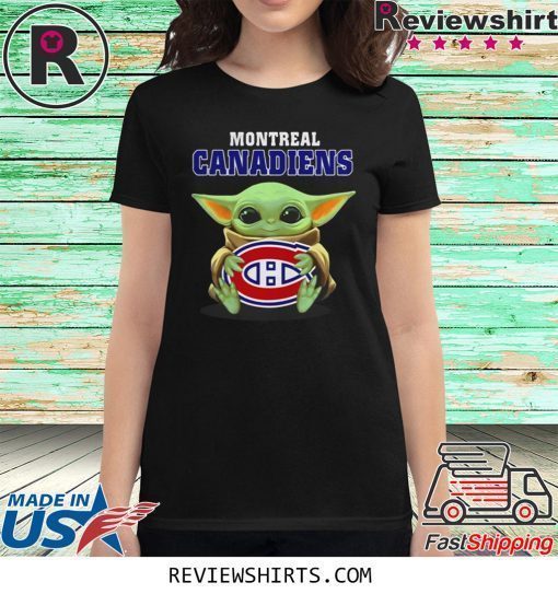 Baby yoda montreal canadiens t-shirt