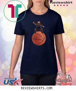 Bear Guarding On Basketball Shirt