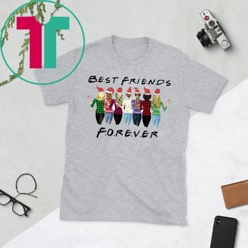 Best Friends Forever Santa Christmas T-Shirt