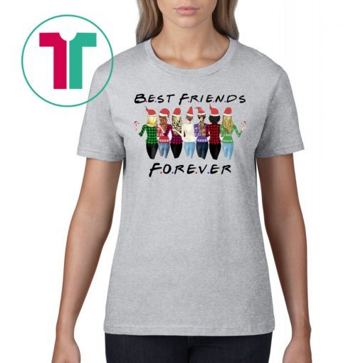 Best Friends Forever Santa Christmas T-Shirt