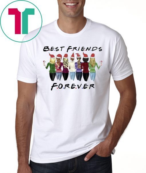 Best Friends Forever Santa Christmas T-Shirt