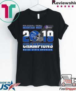 Boise State Broncos ncaa division football mountain west 2019 champions shirt