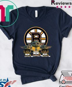 Boston Bruins Logo Baby Yoda Shirt